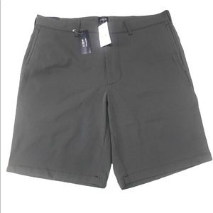 NWT J. Crew 9” Tech shorts in tarnished metal (gray)